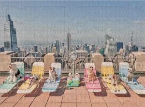 Galison/Mudpuppy-Puzzle 1000 Teile: Die Hunde von New York, Malin