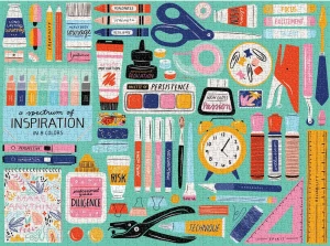 Galison/Mudpuppy-Puzzle 1000 Teile: Kreatives Bastelmaterial