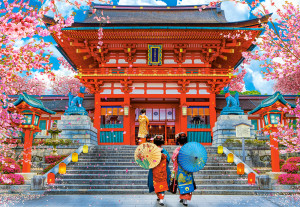 Castorland-Puzzle 1500 Teile: Asiatisches Frühlingserwachen