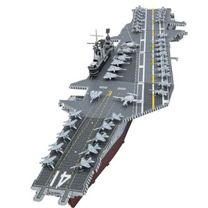 Metal Earth-Puzzle 50 Teile: Metal Earth: Premium Series|USS Midway - 3D Metall Puzzle
