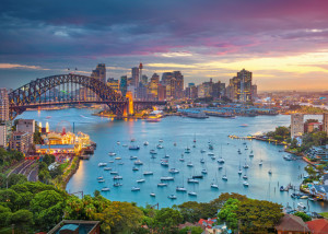 CherryPazzi-Puzzle 1000 Teile: Skyline von Sydney