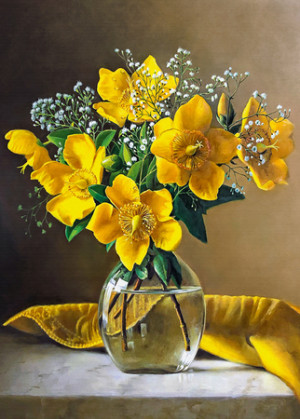 Goldene Blumen