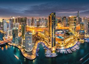 Lichtermeer von Dubai