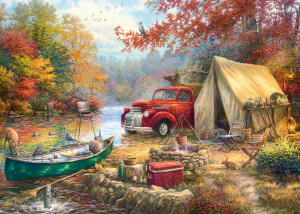 CherryPazzi-Puzzle 1000 Teile: Idyllischer Wochenendausflug