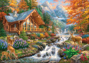 CherryPazzi-Puzzle 1000 Teile: Alpine Gelassenheit