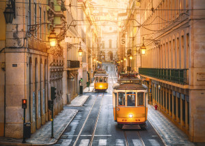 CherryPazzi-Puzzle 1000 Teile: Nostalgisches Lissabon