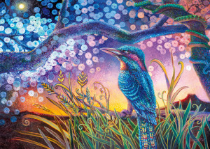 CherryPazzi-Puzzle 1000 Teile: Kookaburra Nightindayle
