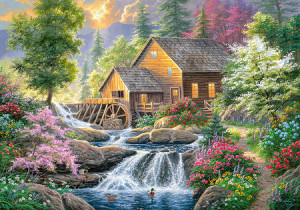 Wassermühle am Flusslauf