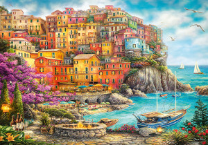 CherryPazzi-Puzzle 2000 Teile: Ein schöner Tag in Cinque Terre