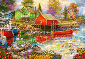 CherryPazzi-Puzzle 2000 Teile: Ruhige Bucht