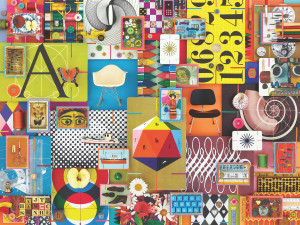 Ravensburger-Puzzle 1500 Teile: Eames House of Cards