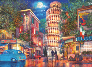Ravensburger-Puzzle 500 Teile: Abends in Pisa