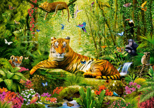 Castorland-Puzzle 500 Teile: Seine Majestät - Der Tiger