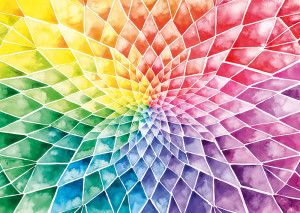 Schmidt-Spiele-Puzzle 1000 Teile: Strahlende Blüte