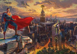 Schmidt-Spiele-Puzzle 1000 Teile: Superman - Protector of Metropolis