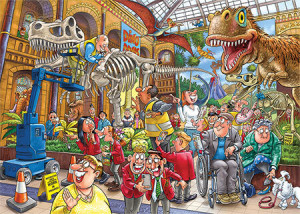 Wasgij - Mystery 24: Im Dino-Museum