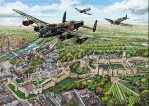 Gibsons-Puzzle 1000 Teile: Bomber über Windsor
