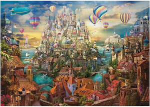 Educa-Puzzle 8000 Teile: Stadt der Träume