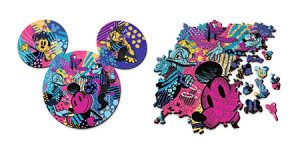 Trefl Puzzle-Puzzle 500 Teile: Holzpuzzle Micky Maus Kontur