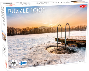 Tactic-Puzzle 1000 Teile: Lust auf Eisbaden?