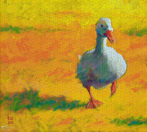 Weiße Ente