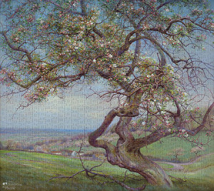 Art Revisited-Puzzle 1000 Teile: Blühender Apfelbaum