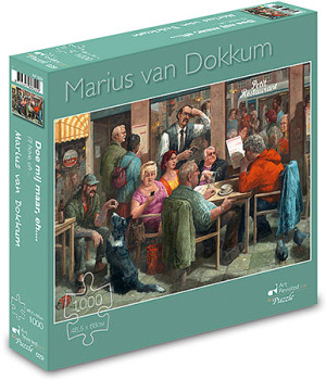 Art Revisited-Puzzle 1000 Teile: Restaurantbesuch