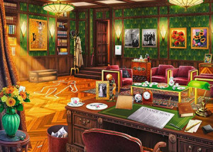 Ravensburger-Puzzle 408 Teile: X Crime: Ein mörderischer Geburtstag