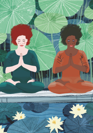 Ravensburger-Puzzle 300 Teile: Moment - Yoga