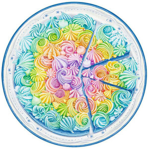 Circle of Colors: Rainbow Cake