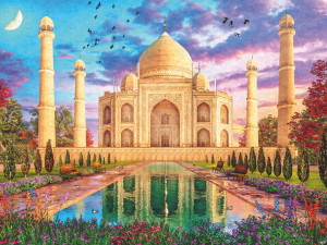 Ravensburger-Puzzle 1500 Teile: Bezauberndes Taj Mahal