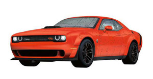 Ravensburger-Puzzle 108 Teile: 3D Puzzle - Dodge Challenger R/T Scat Pack Widebody