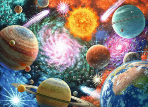 Ravensburger-Puzzle 100 Teile: Sterne und Planeten
