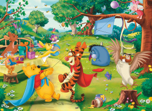 Ravensburger-Puzzle 100 Teile: Winnie Puuh - Die Rettung