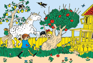 Schmidt-Spiele-Puzzle 60 Teile: Pippi Langstrumpf - Das stärkste Mädchen der Welt