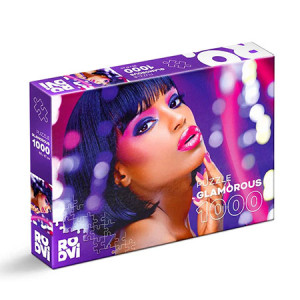 Roovi-Puzzle 1000 Teile: Glamouröse Frau