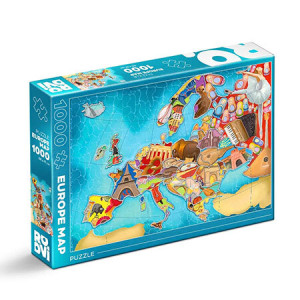 Bunte Karten von Europa