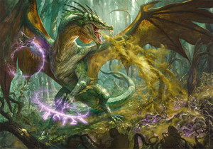 Clementoni-Puzzle 1000 Teile: Dungeons & Dragons - Magie des Kampfes