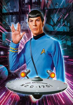 Clementoni-Puzzle 500 Teile: Commander Spock - Star Trek