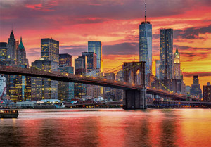 Clementoni-Puzzle 1500 Teile: East River im Morgengrauen