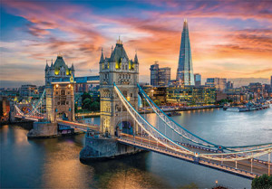 Clementoni-Puzzle 1500 Teile: London im Zwielicht