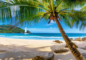 Castorland-Puzzle 500 Teile: Urlaub auf den Seychellen