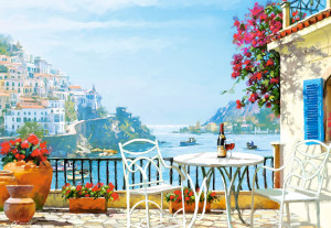Castorland-Puzzle 1000 Teile: Mediterraner Wein für Zwei