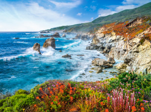 Big Sur Küstenlinie in Kalifornien
