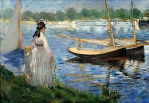 The Banks of the Seine at Argenteuil, Manet