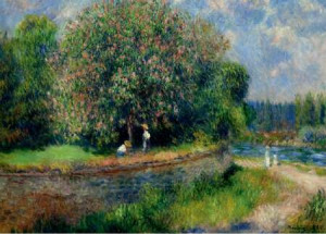 Blühender Rosskastanienbaum, Renoir