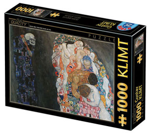 Roovi-Puzzle 1000 Teile: Tod und Leben, Klimt