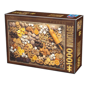 Roovi-Puzzle 1000 Teile: Weihnachtsbäckerei