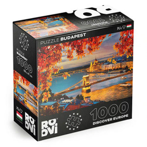 Roovi-Puzzle 1000 Teile: Budapest bei Nacht