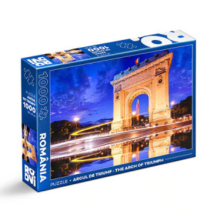 Roovi-Puzzle 1000 Teile: Der Triumphbogen von Bukarest